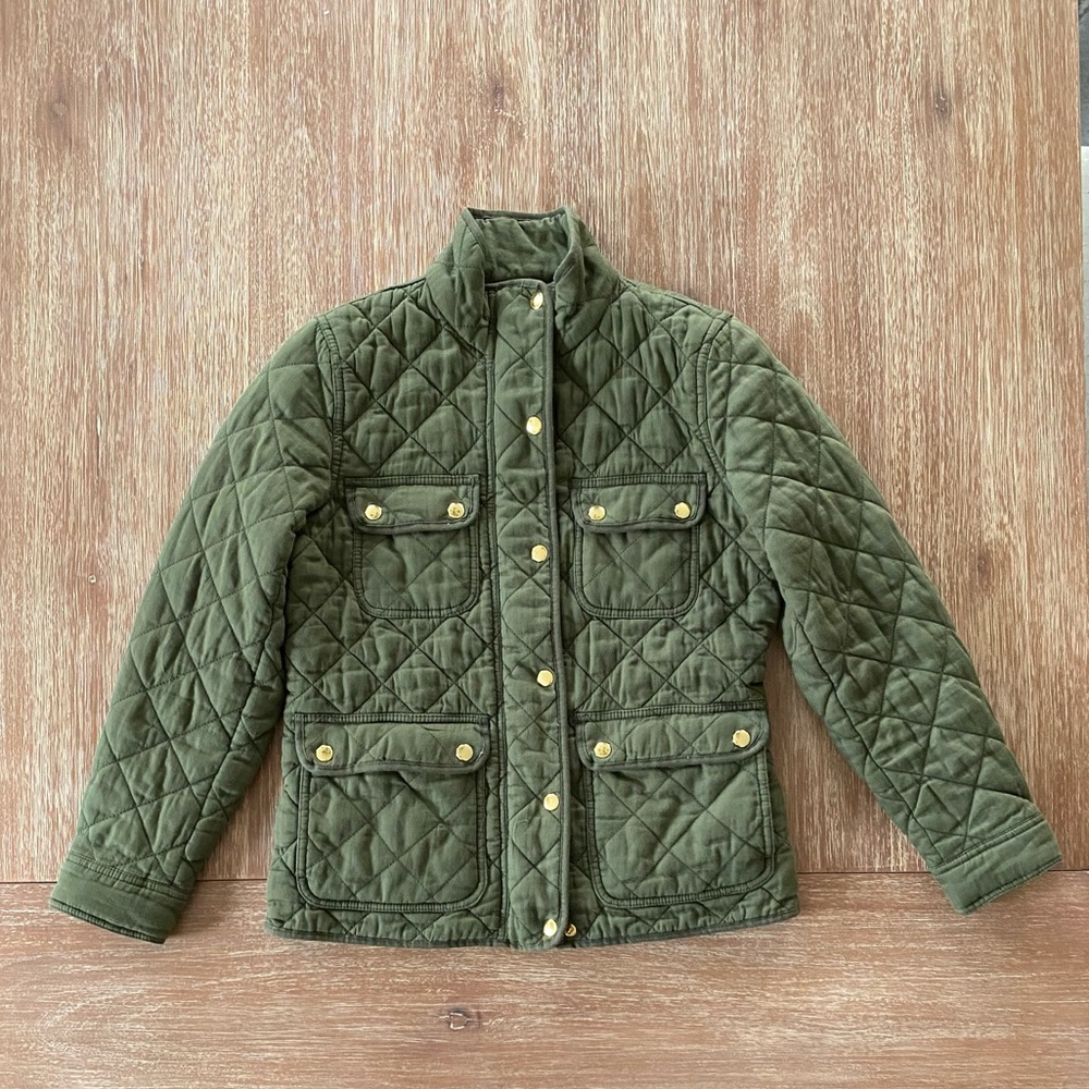 J. Crew Women’s Quilted Downtown Field Utility Jacket